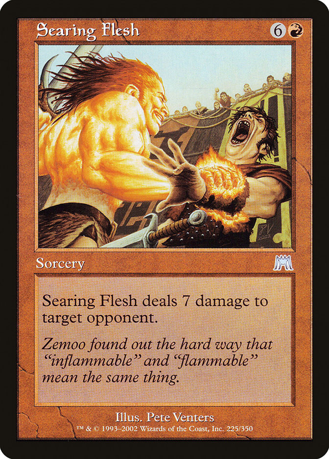 Searing Flesh [Onslaught] Foil