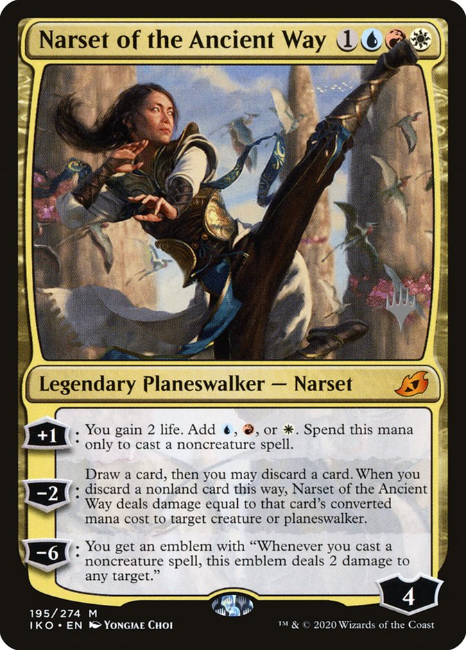 Narset of the Ancient Way (Promo Pack) [Ikoria: Lair of Behemoths Promos] Foil
