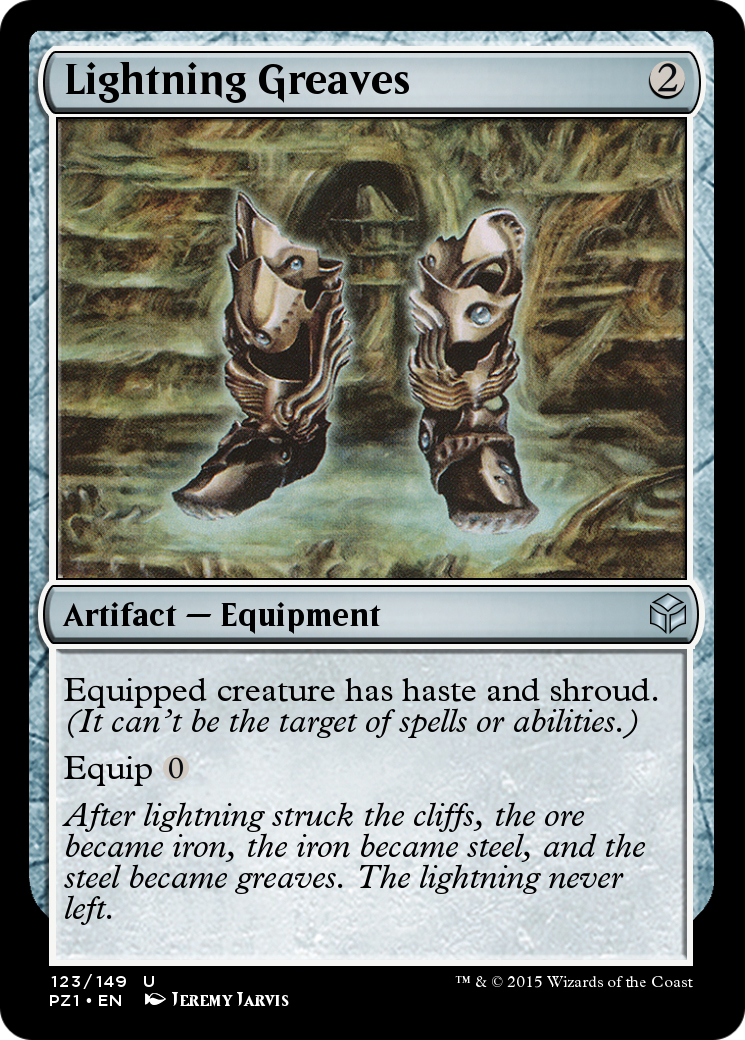 Lightning Greaves  [Legendary Cube Prize Pack]