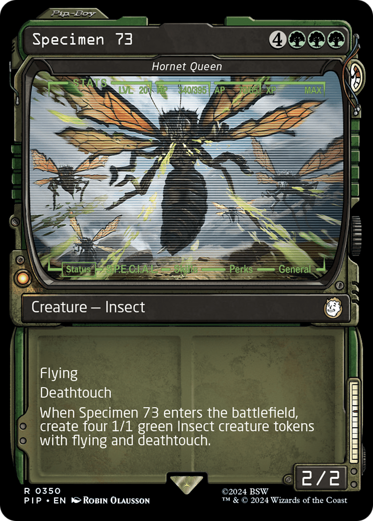 Specimen 73 - Hornet Queen (Showcase) [Fallout] Foil