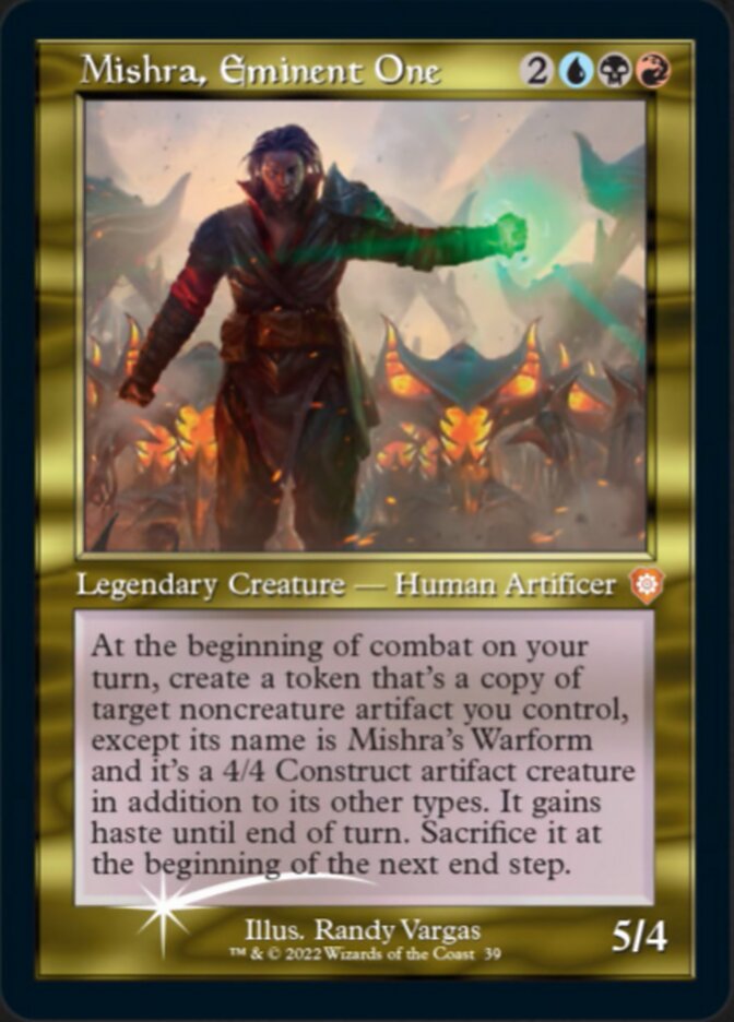Mishra, Eminent One (039) (Retro) (Display Commander) [The Brothers' War Commander] Foil