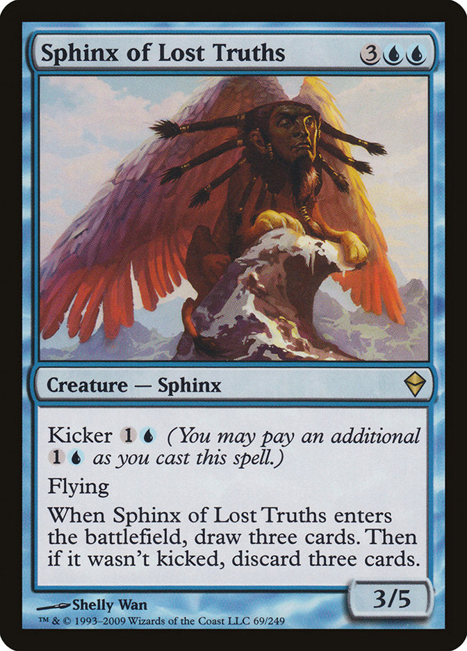 Sphinx of Lost Truths [Zendikar] Foil