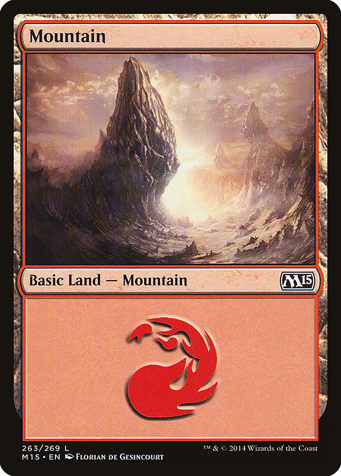 Mountain (263) [Magic 2015] Foil