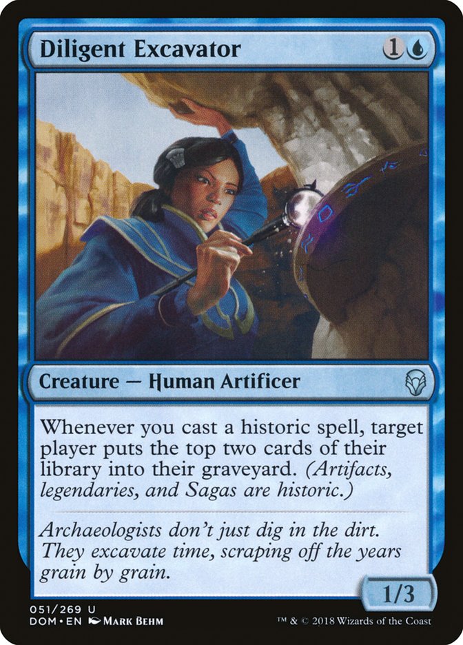 Diligent Excavator [Dominaria] Foil