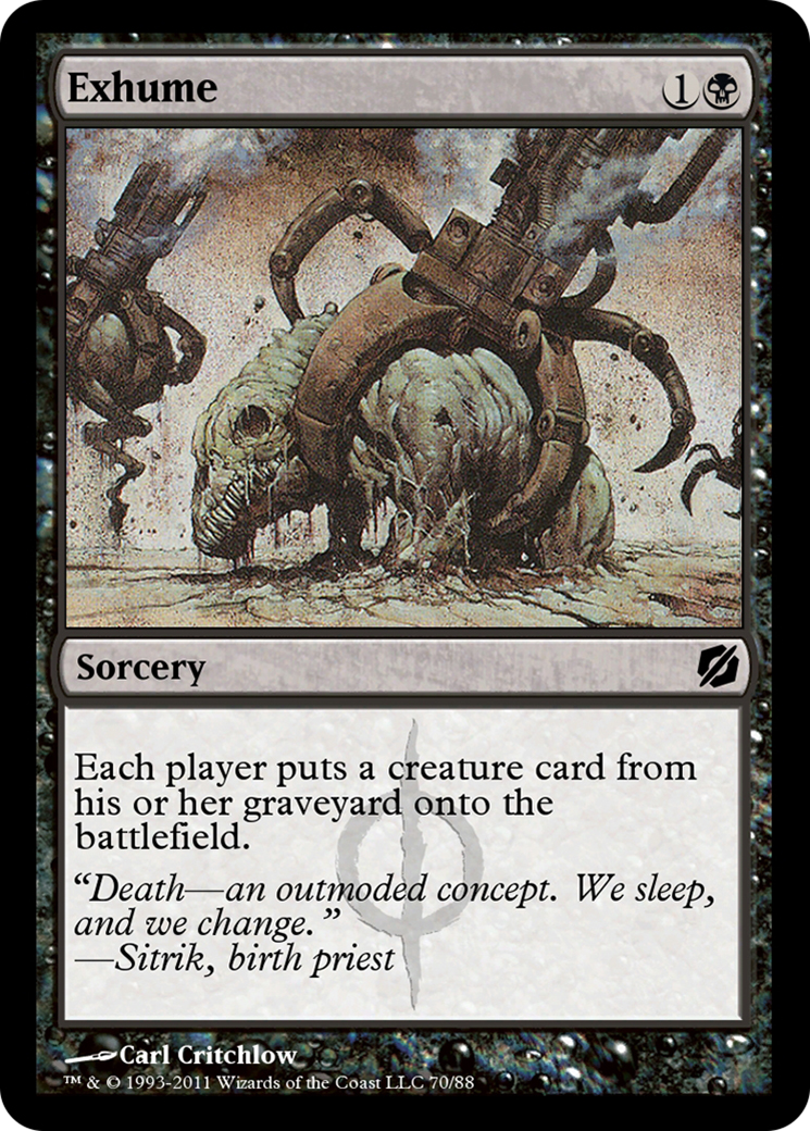 Exhume  [Duel Decks: Mirrodin Pure vs. New Phyrexia]