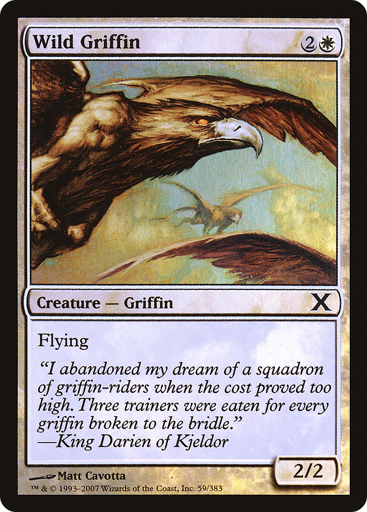 Wild Griffin  [Tenth Edition] Foil