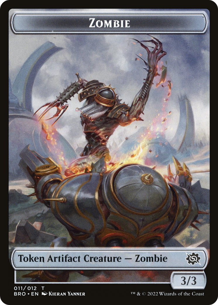 Zombie  [The Brothers' War Tokens] Foil
