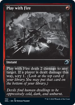 Play with Fire [Innistrad: Double Feature] Foil