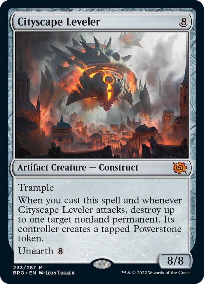 Cityscape Leveler [The Brothers' War] Foil