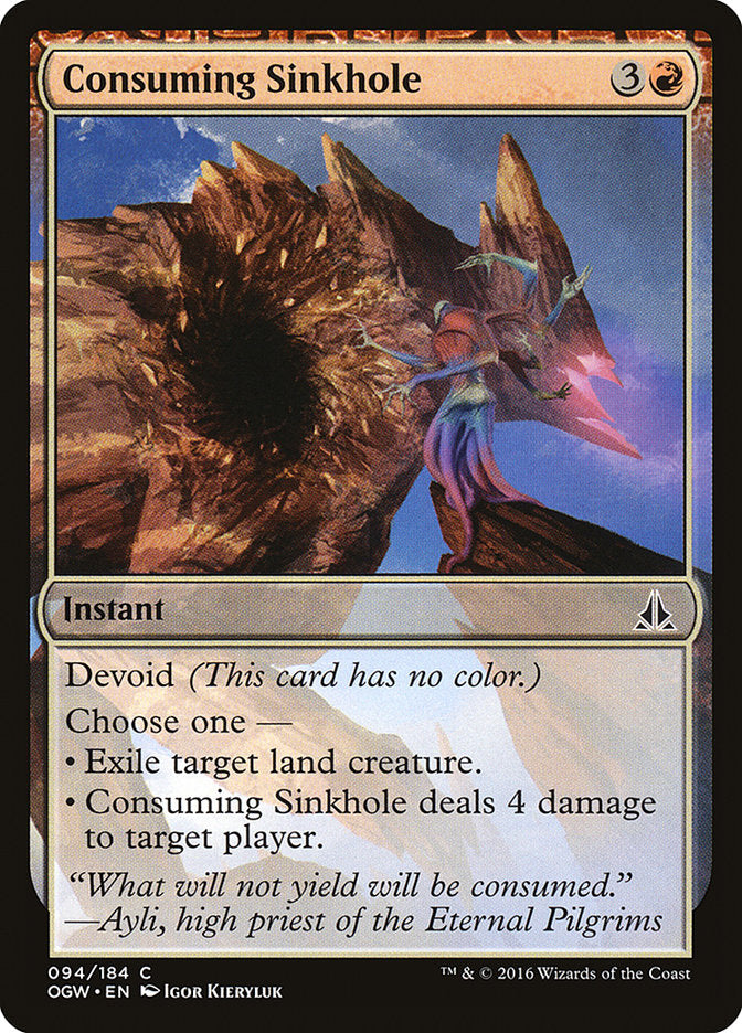 Consuming Sinkhole [Oath of the Gatewatch] Foil
