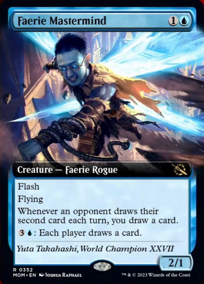 Faerie Mastermind (Extended Art) [March of the Machine] Foil
