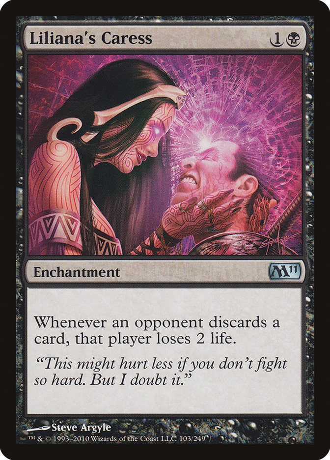 Liliana's Caress [Magic 2011] Foil