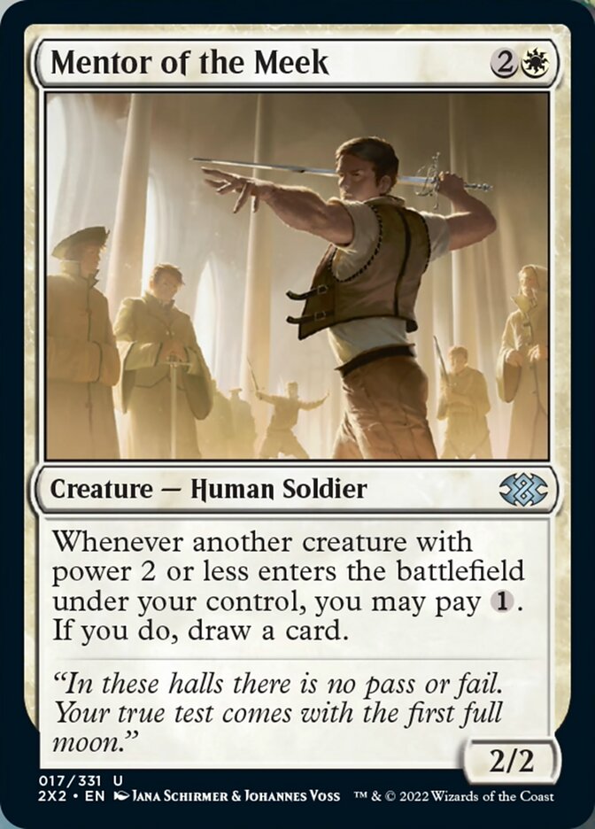 Mentor of the Meek [Double Masters 2022] Foil