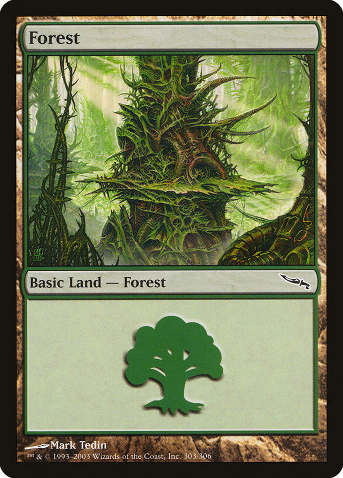 Forest (303) [Mirrodin] Foil