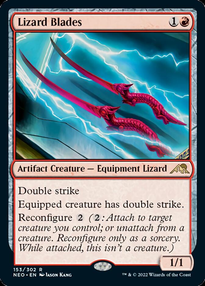 Lizard Blades [Kamigawa: Neon Dynasty] Foil