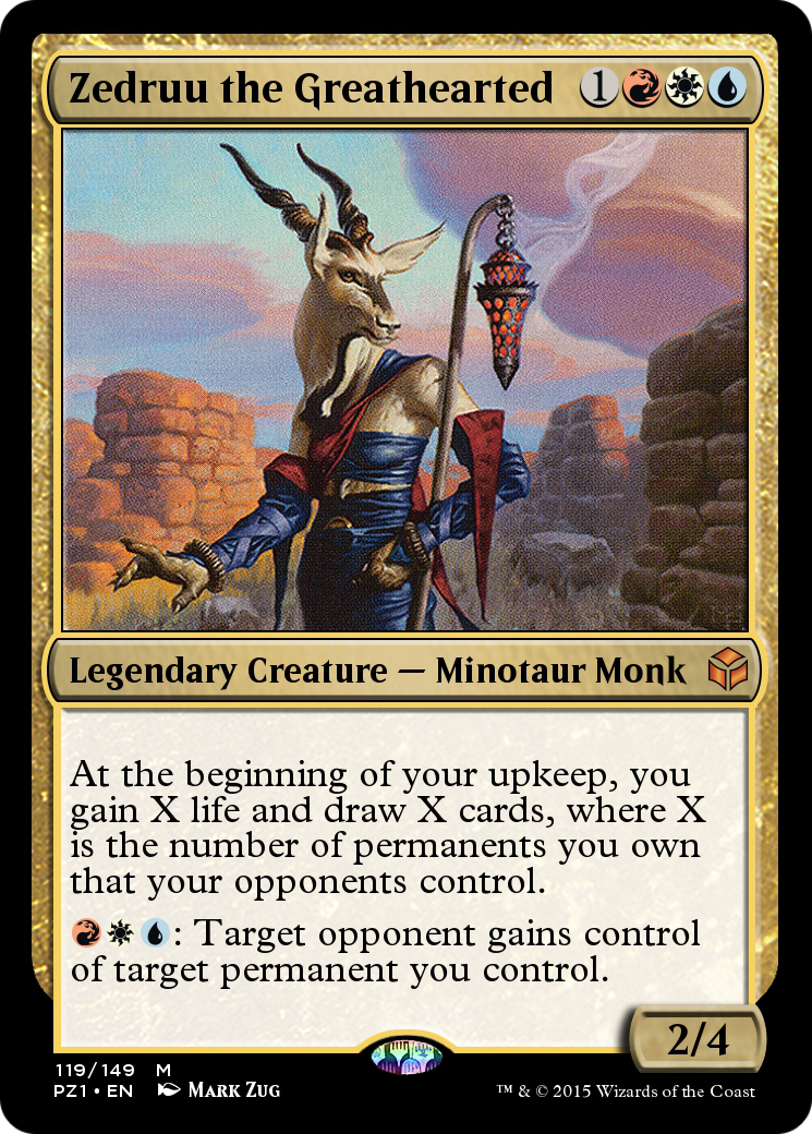 Zedruu the Greathearted  [Legendary Cube Prize Pack]