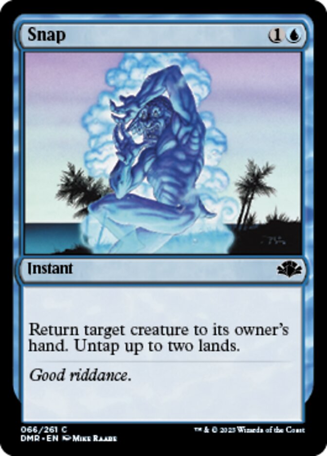 Snap [Dominaria Remastered] Foil