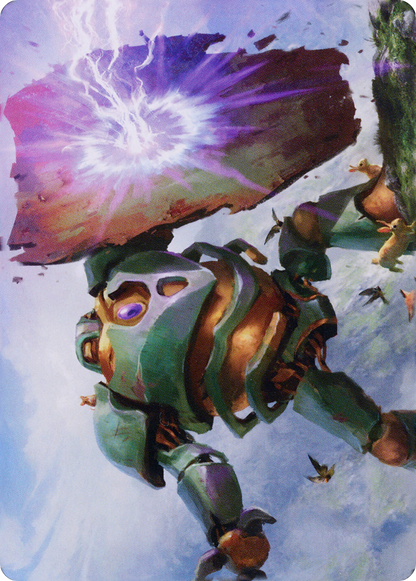 Walking Bulwark // Walking Bulwark  [Dominaria United Art Series] (Borderless)