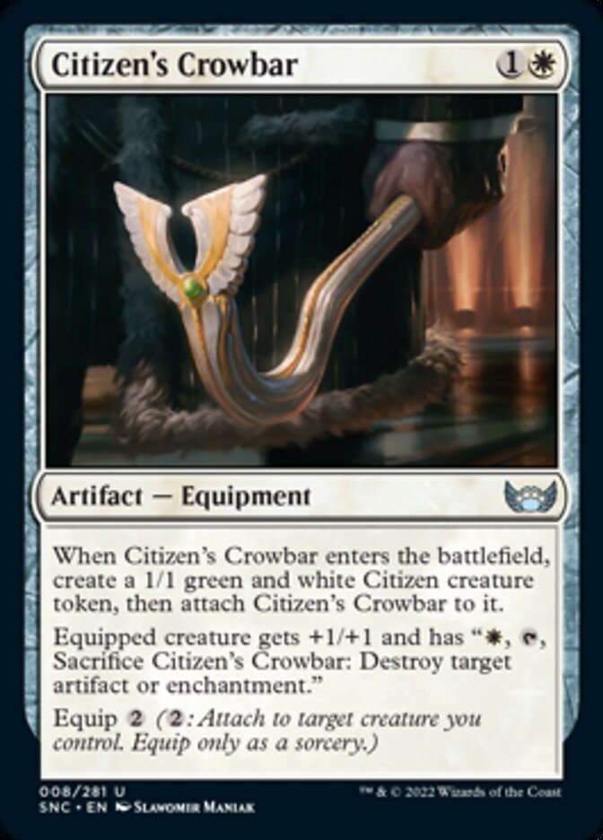 Citizen's Crowbar [Streets of New Capenna] Foil
