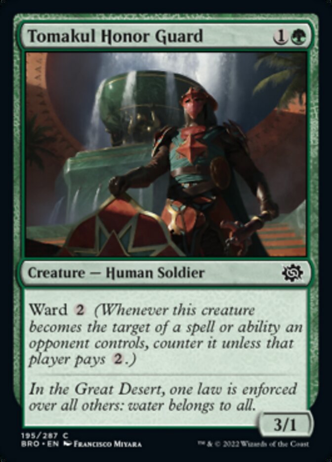 Tomakul Honor Guard [The Brothers' War] Foil