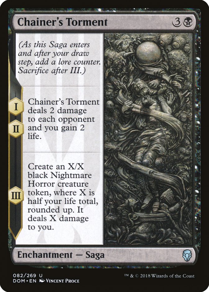 Chainer's Torment [Dominaria] Foil