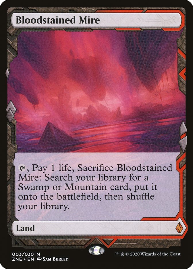 Bloodstained Mire (Expeditions) [Zendikar Rising Expeditions] Foil