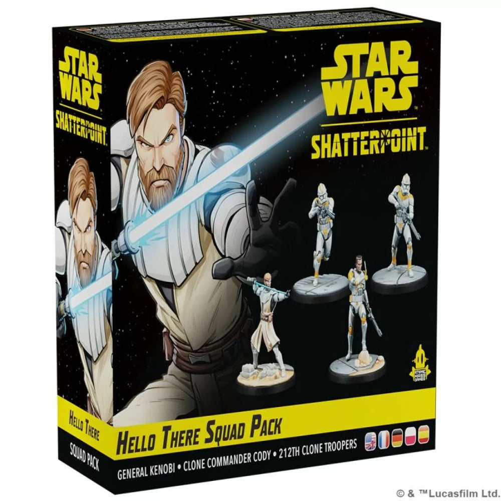 Star Wars Shatterpoint Hello There General Obi-Wan Kenobi Squad Pack