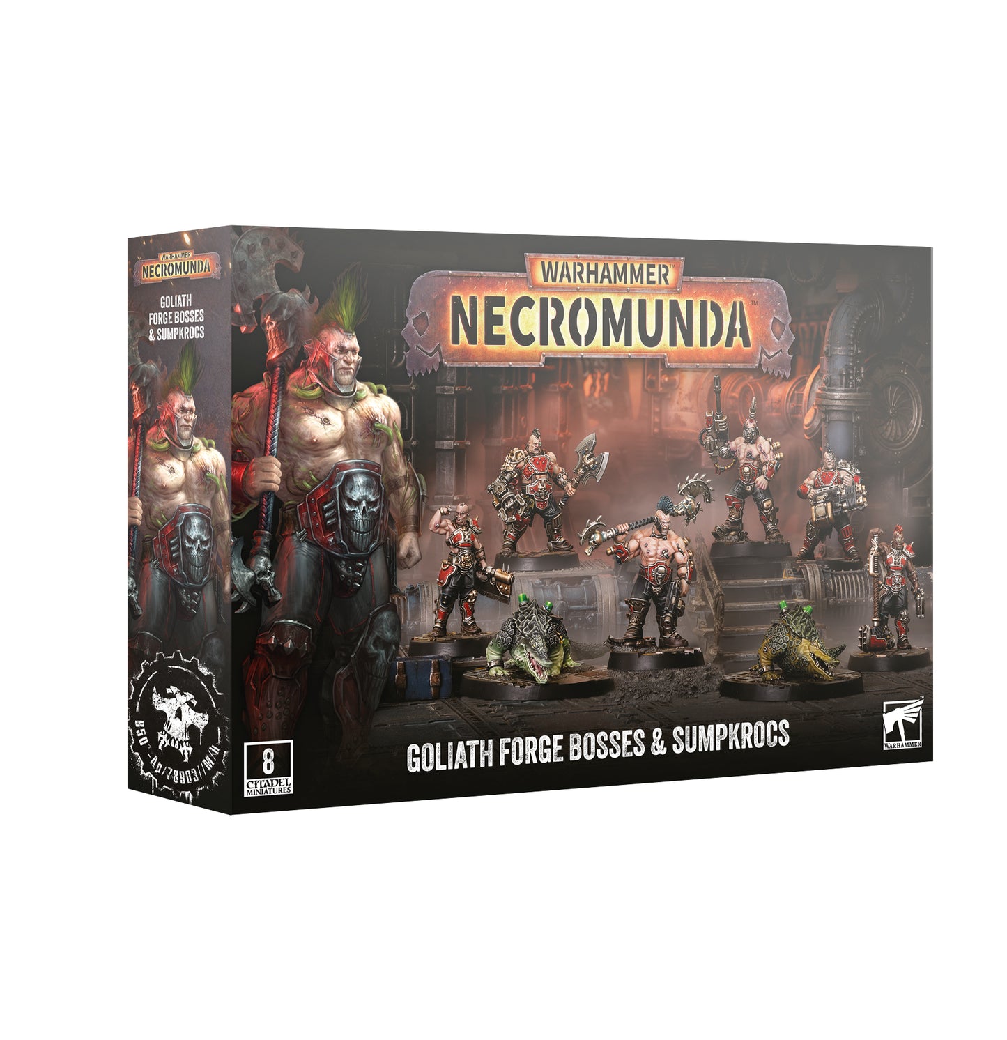 301-76 Necromunda: Goliath Forge Bosses & Sumpkrocs