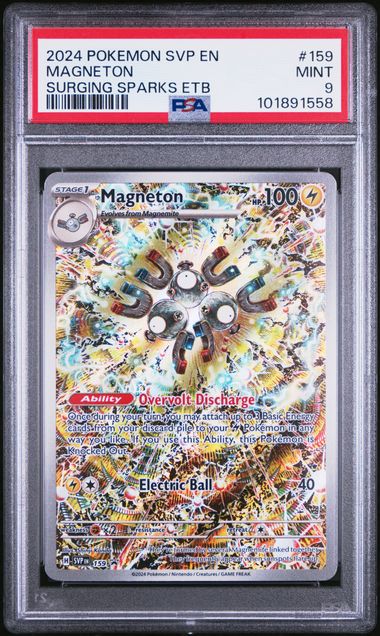 Magneton Surging Sparks ETB #159 PSA 9