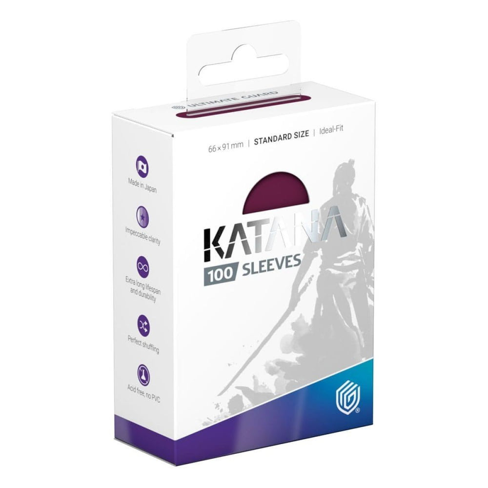 Ultimate Guard Katana Standard Size Sleeves - Radiant Plum (100)