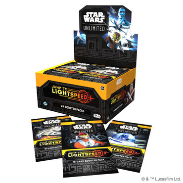 Star Wars Unlimited - Jump to Lightspeed Booster Display