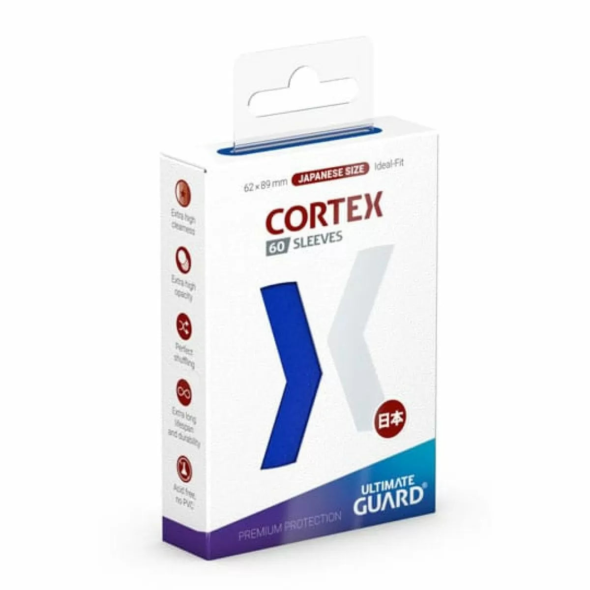 Ultimate Guard Cortex Sleeves Japanese Size Blue (60)