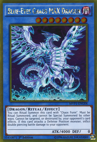 Blue-Eyes Chaos MAX Dragon [MVP1-ENG04] Gold Rare