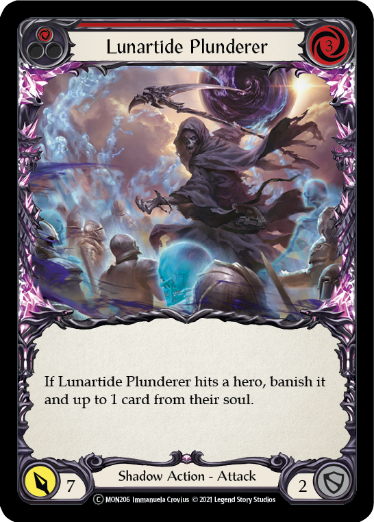 Lunartide Plunderer (Red) [U-MON206] (Monarch Unlimited)  Unlimited Normal