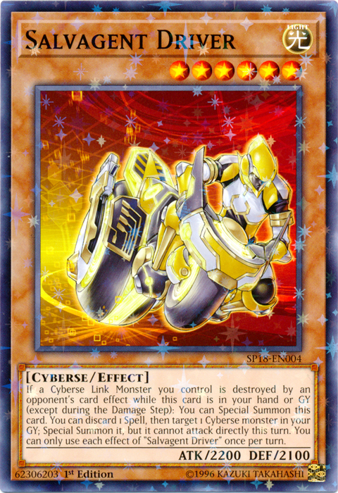 Salvagent Driver [SP18-EN004] Starfoil Rare