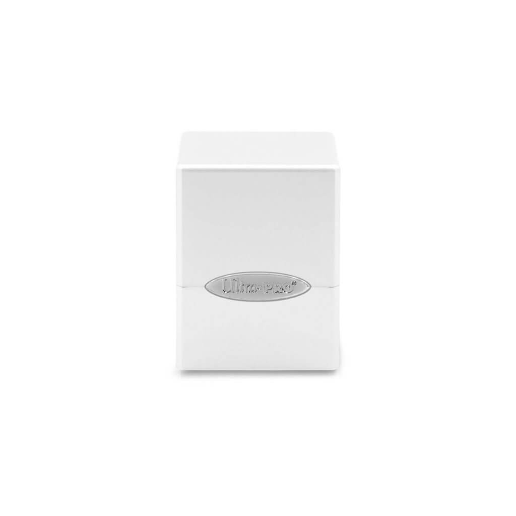 ULTRA PRO DECK BOX Satin Cube - White