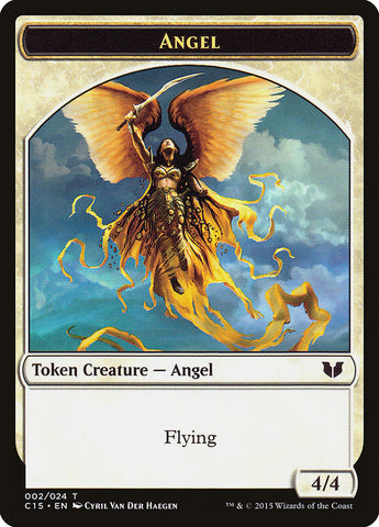 Spirit (022) // Angel Double-Sided Token [Commander 2015 Tokens]