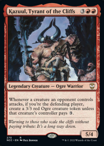 Kazuul, Tyrant of the Cliffs [Streets of New Capenna Commander]