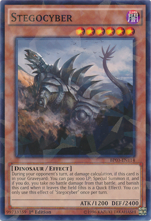 Stegocyber [BP03-EN114] Shatterfoil Rare