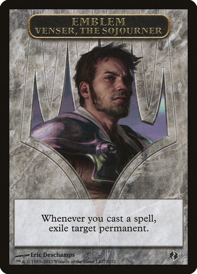 Venser, the Sojourner Emblem [Duel Decks: Venser vs. Koth Tokens]