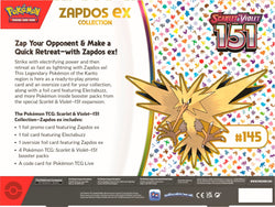 Scarlet & Violet: 151 - Zapdos ex Box