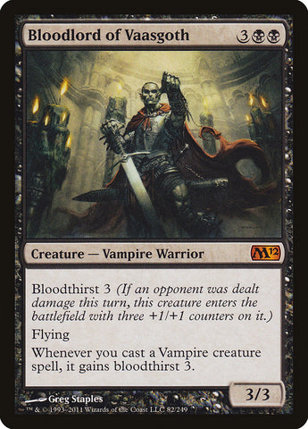 Bloodlord of Vaasgoth [Magic 2012]