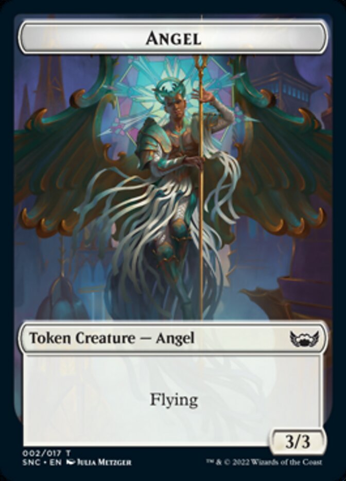 Cat // Angel Double-Sided Token [Streets of New Capenna Tokens]