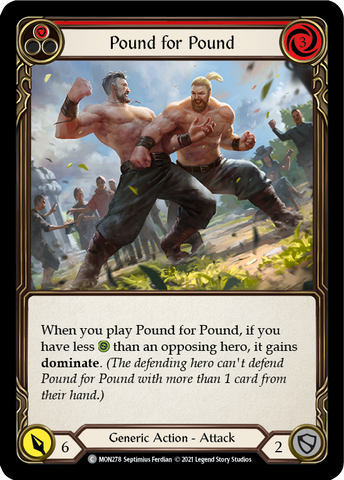 Pound for Pound (Red) [MON278] (Monarch)  1st Edition Normal