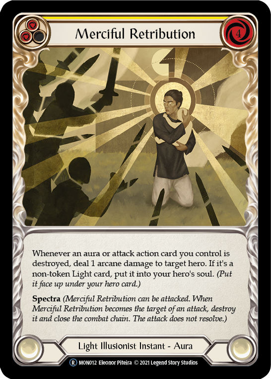 Merciful Retribution [U-MON012-RF] (Monarch Unlimited)  Unlimited Rainbow Foil