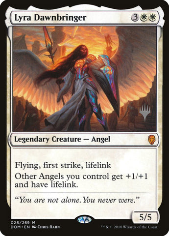 Lyra Dawnbringer (Promo Pack) [Dominaria Promos]