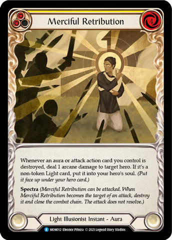 Merciful Retribution [MON012-RF] (Monarch)  1st Edition Rainbow Foil