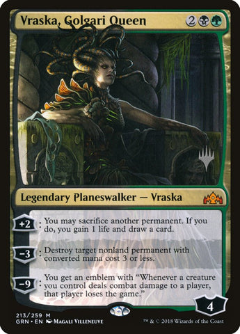 Vraska, Golgari Queen (Promo Pack) [Guilds of Ravnica Promos]