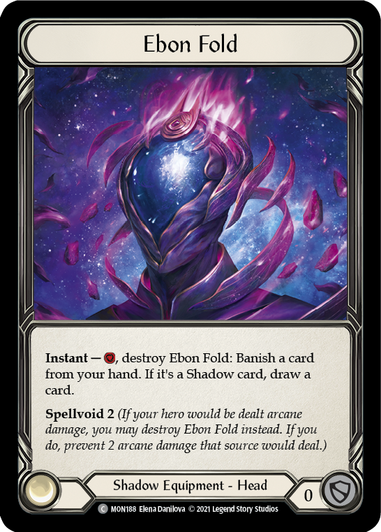 Ebon Fold [MON188-CF] (Monarch)  1st Edition Cold Foil