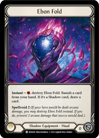 Ebon Fold [MON188-CF] (Monarch)  1st Edition Cold Foil